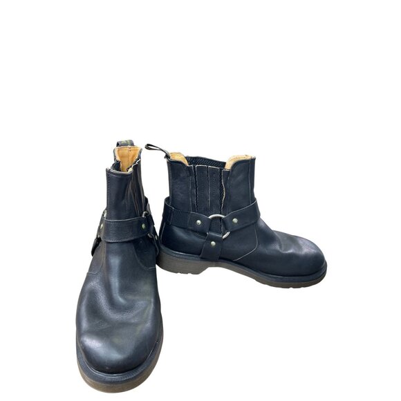 Dr. Martens womans black Leather chelsea ankle boots size 5 SKU 8796 - Picture 1 of 16